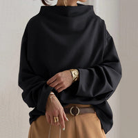 Cerys | Elegant Oversized High-Neck Sweater