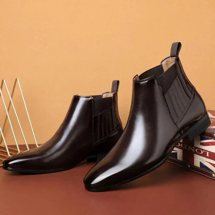 Isabelle | Pointed-Toe Chelsea Ankle Boots for Polished Everyday Style