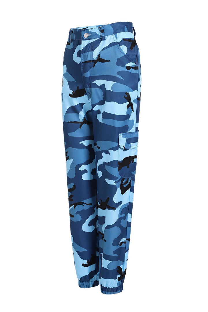 Maya | Edgy And Stylish Camouflage Cargo Pants