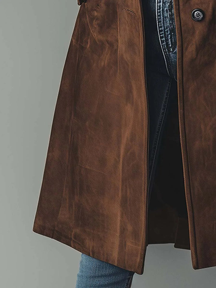 Katie | Sophisticated Longline Tailored Trench Coat
