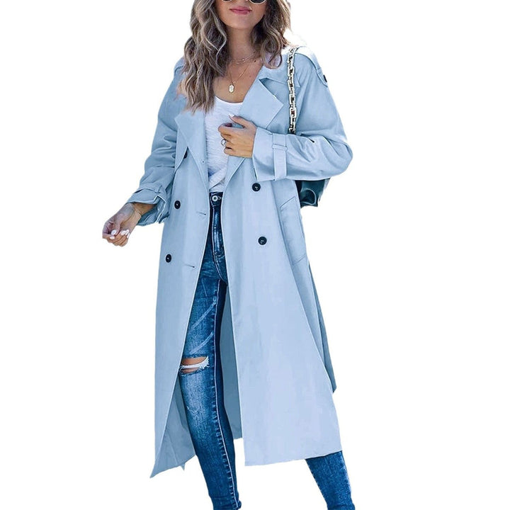 Isabella | Relaxed Double-Breasted Belted Trench Coat