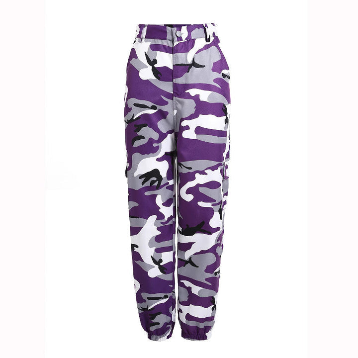 Maya | Edgy And Stylish Camouflage Cargo Pants
