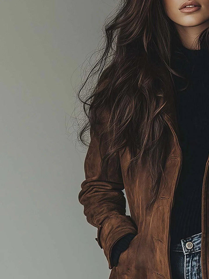 Katie | Sophisticated Longline Tailored Trench Coat