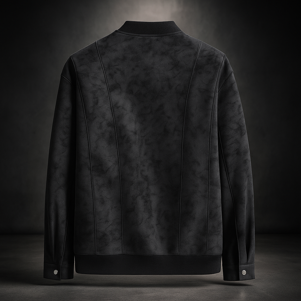 Olyndra | Bomber Jacket – Timeless Vegan Suede Design