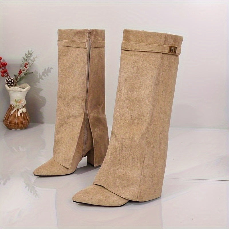 Elowen | Elegante und modische kniehohe Stiefel