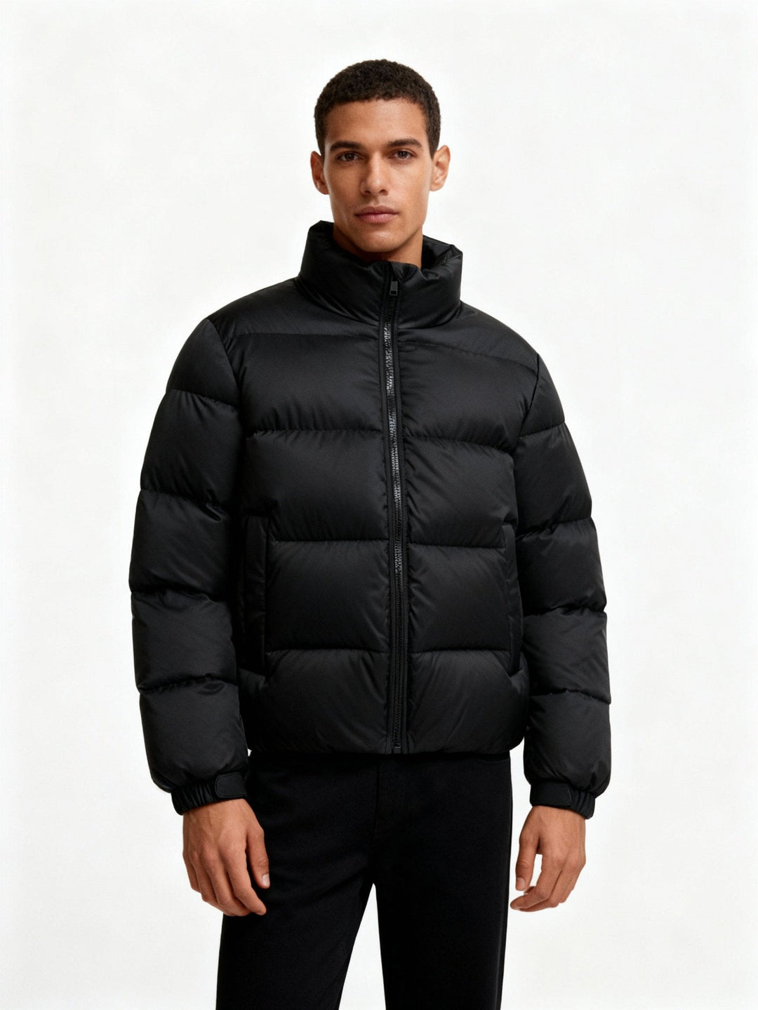Drune | Men's Puffer Jacket – Warm Winter Design with Hood