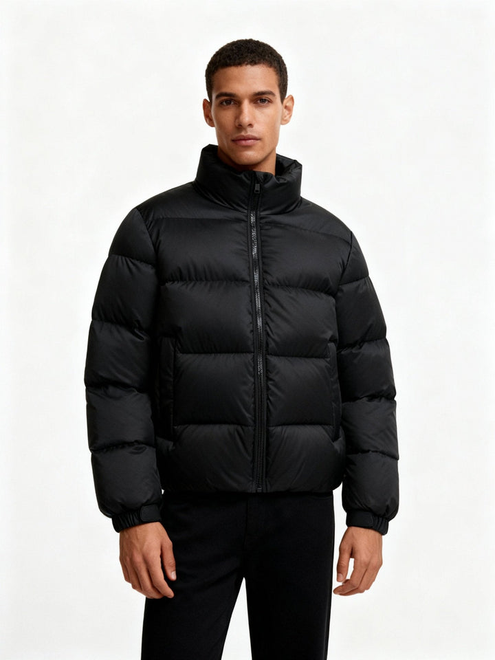 Drune | Men's Puffer Jacket – Warm Winter Design with Hood