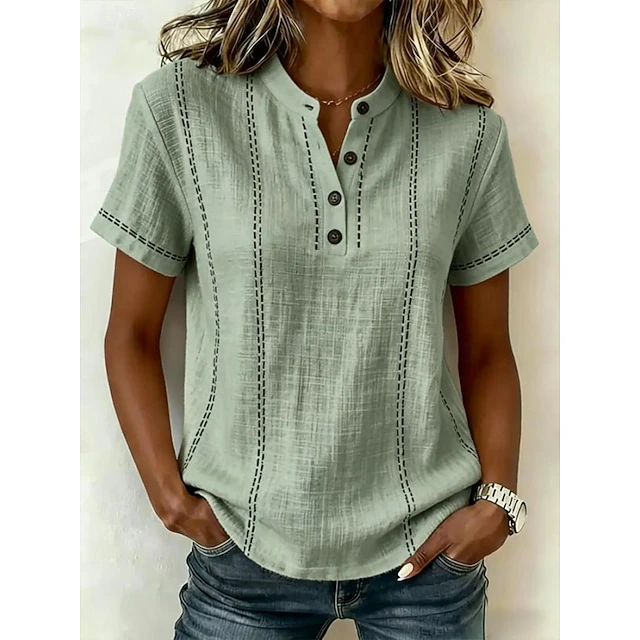 Corinna | Short-Sleeve Blouse – Timeless Style for Women