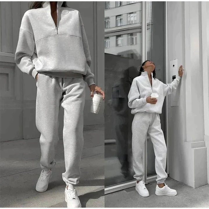 Heike | Soft And Effortless High-Waisted Lounge Two Piece Set