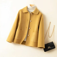 Valentina | Luxurious and Soft Pure Cashmere Doll-Collar Trench Coat