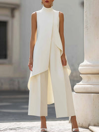 Serena | Sophisticated And Sculptural Asymmetrical Two-Piece Set