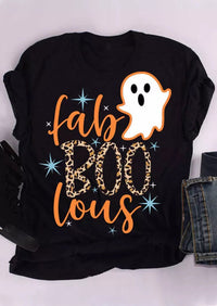 Sheila | Chic And Playful Ghost Halloween Graphic T-Shirt