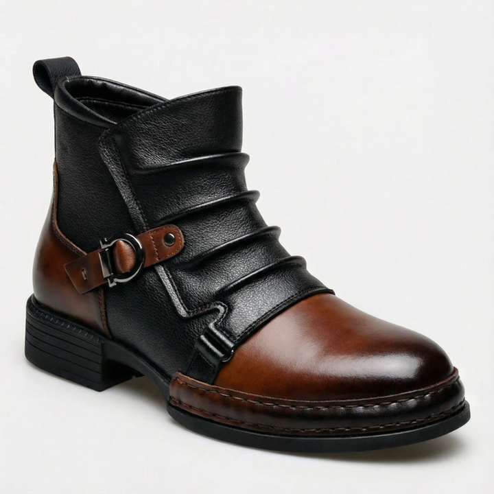 Cavalier | Ankle Boots – Stylish Two-Tone Design for Women