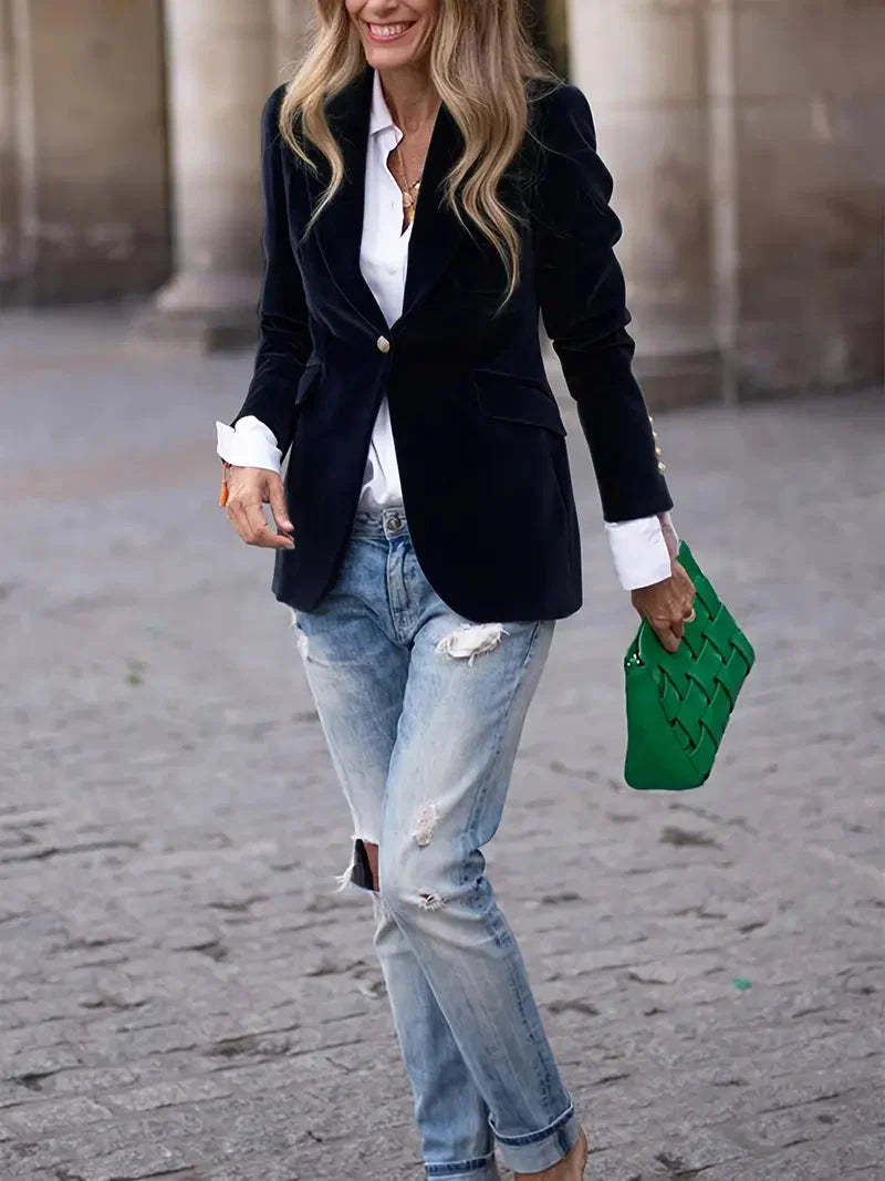 Camilla | Luxurious Plush Velvet Evening Blazer