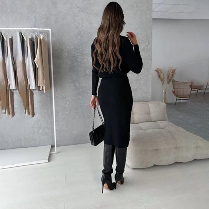 Camilla | Graceful And Timeless Knit Sweater Skirt Two Piece Set