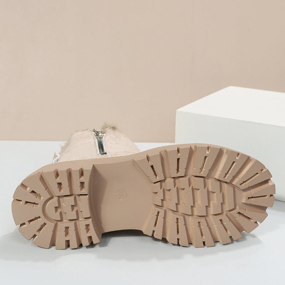 Nina | Comodi stivaletti in suede invernali senza lacci