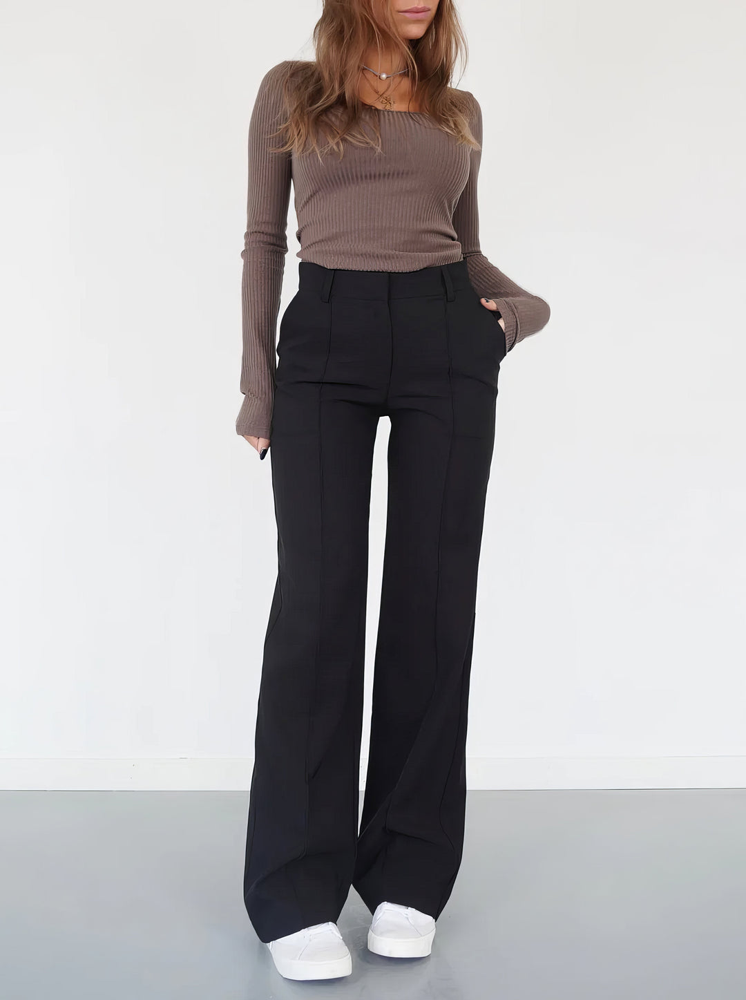 Zoe | Chic And Versatile Wide Leg Casual Pants