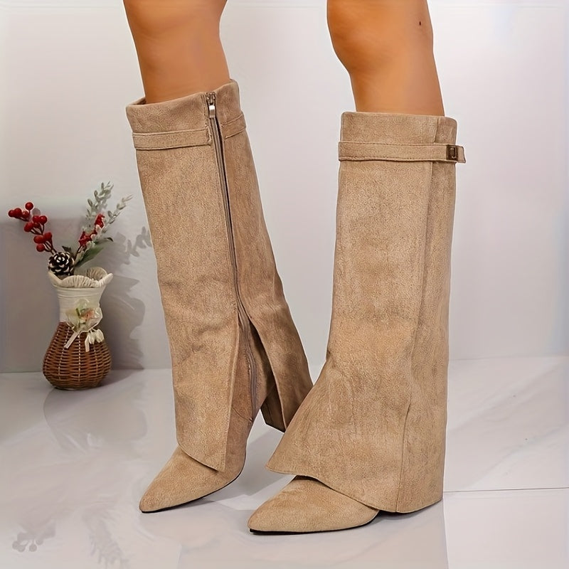 Elowen | Elegante und modische kniehohe Stiefel