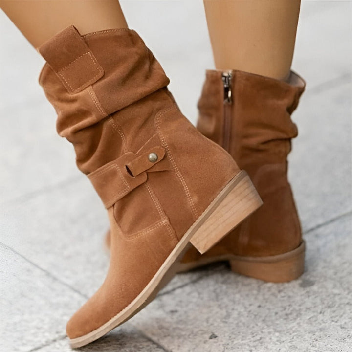 Clara | Chic And Comfortable Faux Suede Knee High Boots