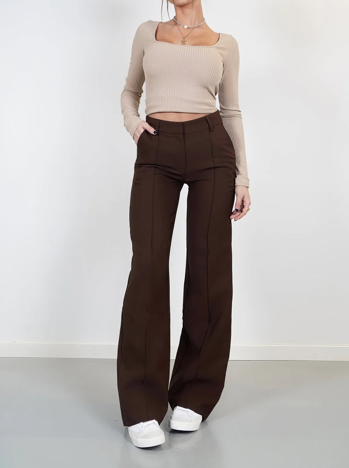 Zoe | Chic And Versatile Wide Leg Casual Pants