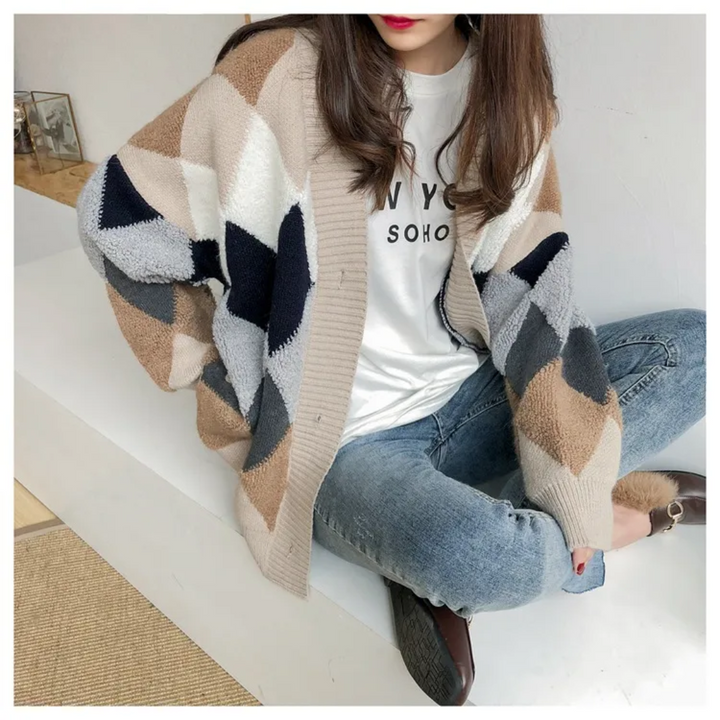 Sophia | Chic And Cozy Oversized Knit Cardigan
