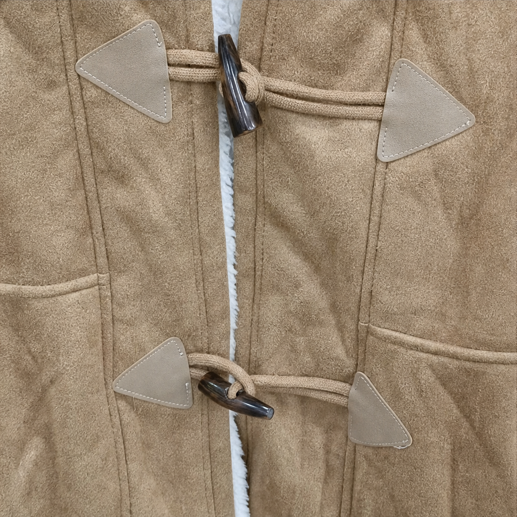 Wintlace | Hooded Duffle Coat – Warm Fleece-Lined Style for Women