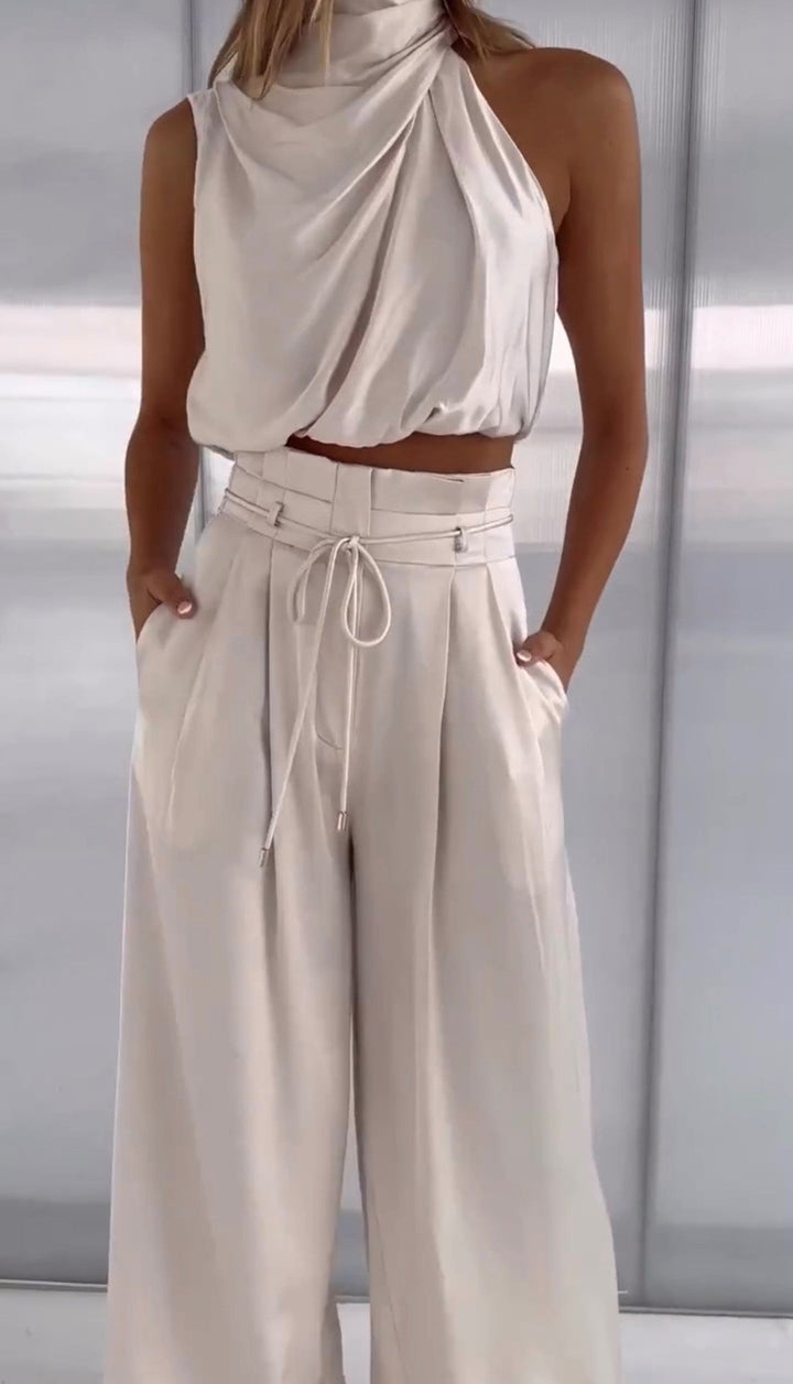 Isabella | Chic And Modern Sleeveless Two Piece Set