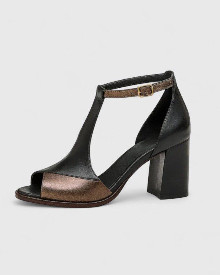 Vanessa | T-Strap Heels – Modern Elastic Design for Women
