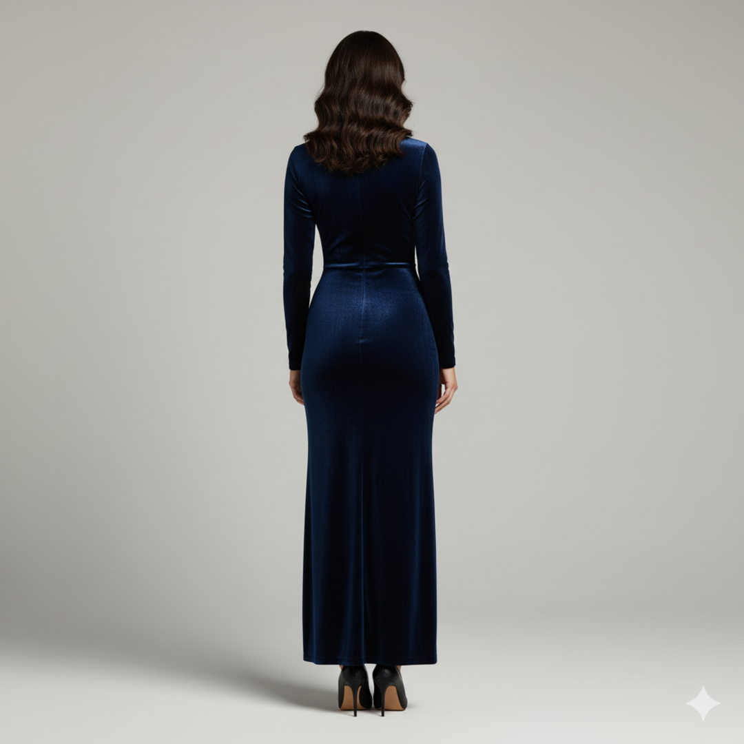 Jaleesa | Elegant Long Sleeves Maxi Dress