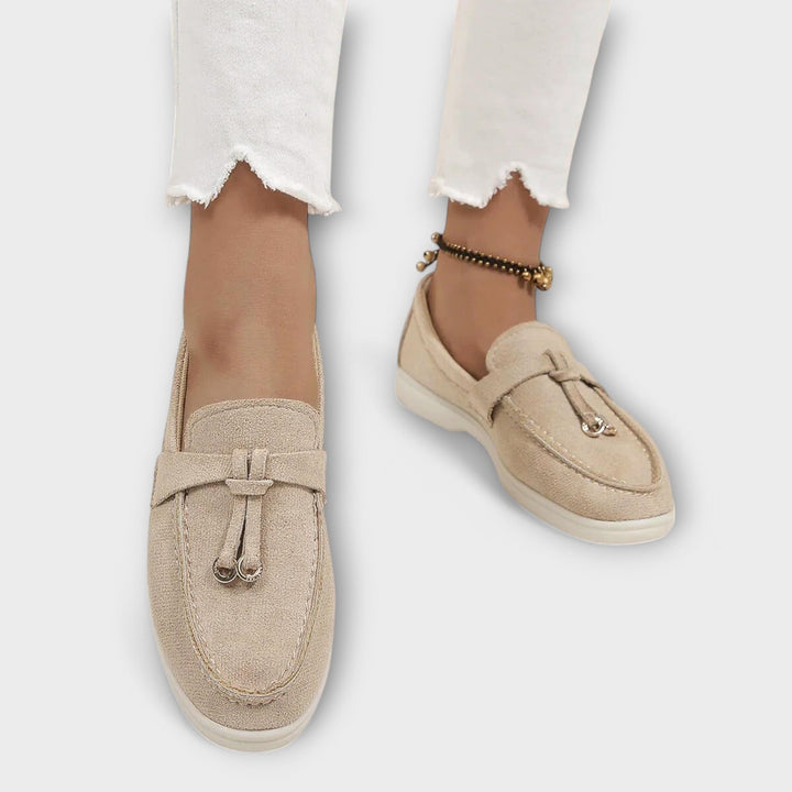 Isabella | Anmutige und schicke flache Leder-Loafer