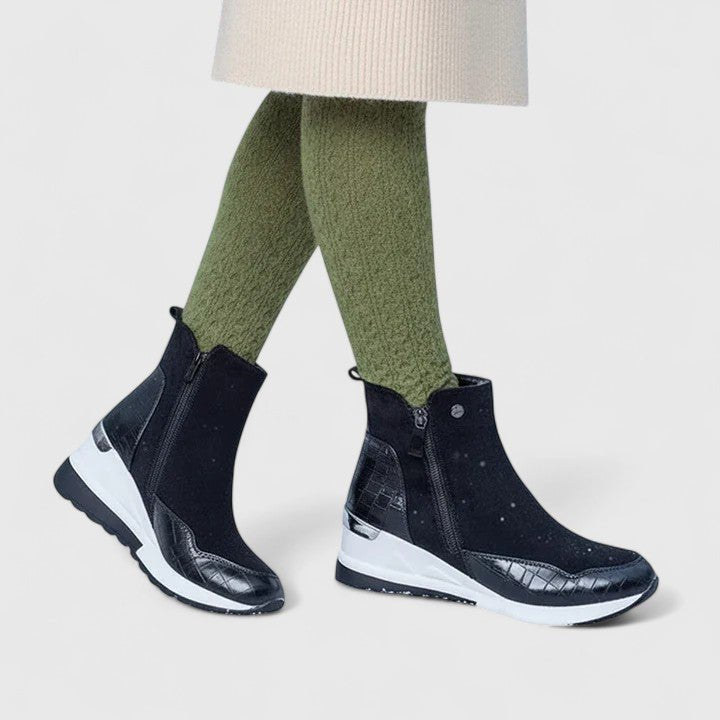Jessica | Elegant And Supportive Orthopedic Wedge Ankle Boots