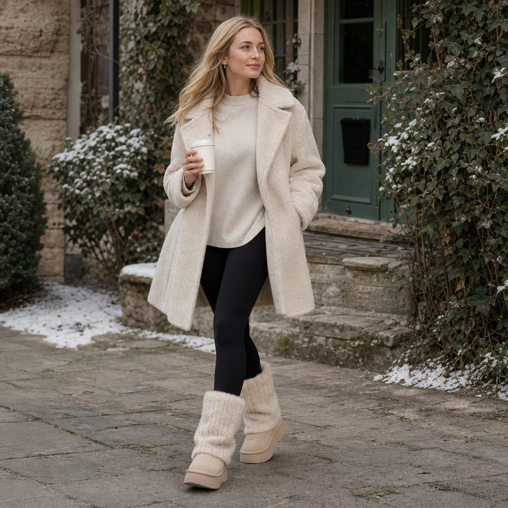 SnugLift | Faux-Fur Platform Mid-Calf Winter Boots