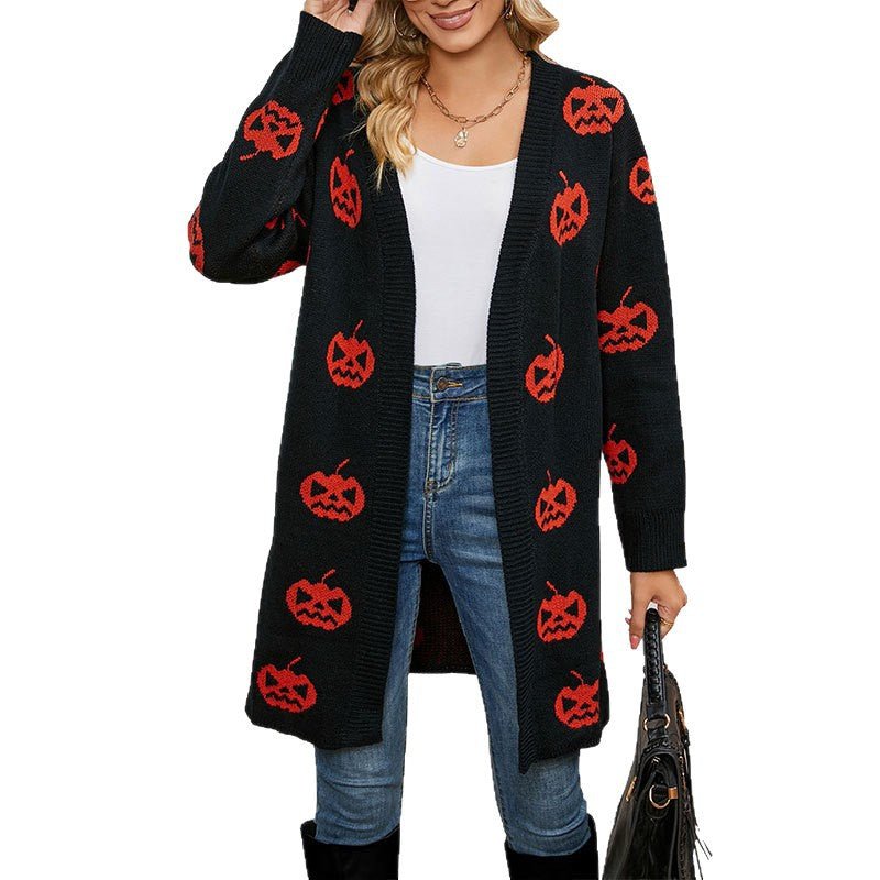Dara | Halloween Cardigan – Playful Knit Design for Women