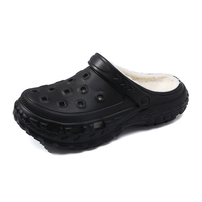 Ralf | Warm Fleece-Lined Thermal Slip-On Clogs