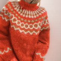 Elena | Textured Chunky Knit Turtleneck Sweater