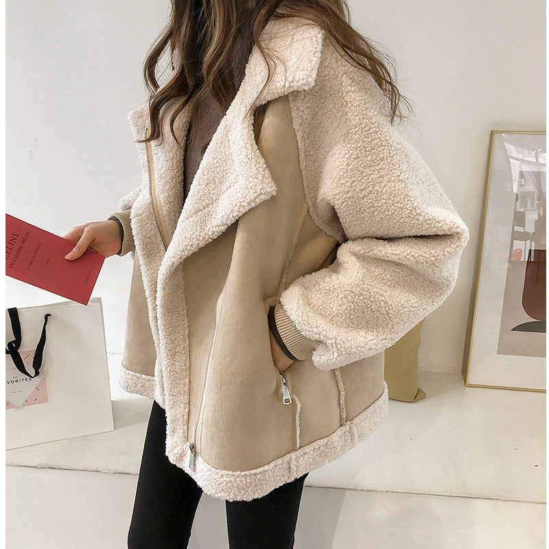 Juliane | Teddy Coat with Large Collar for Women