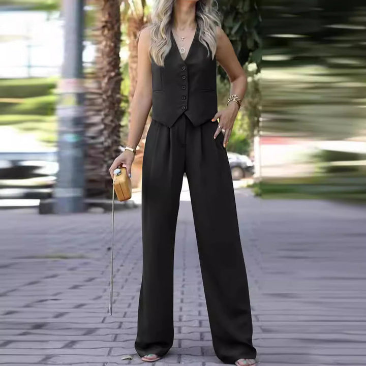 Sophia | Chic And Modern Two Piece Pantsuit Set