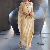 Luna | Oversized Long-Sleeved Flowing Maxi Dress