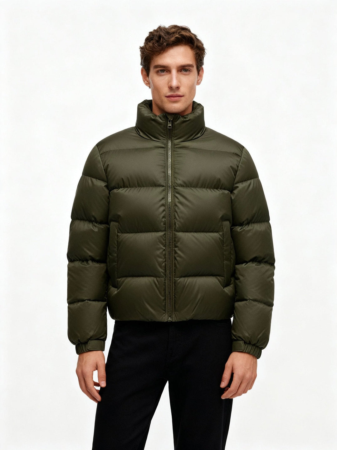 Drune | Men's Puffer Jacket – Warm Winter Design with Hood