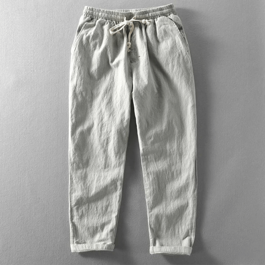 Aaron | Casual Linen Trousers 3