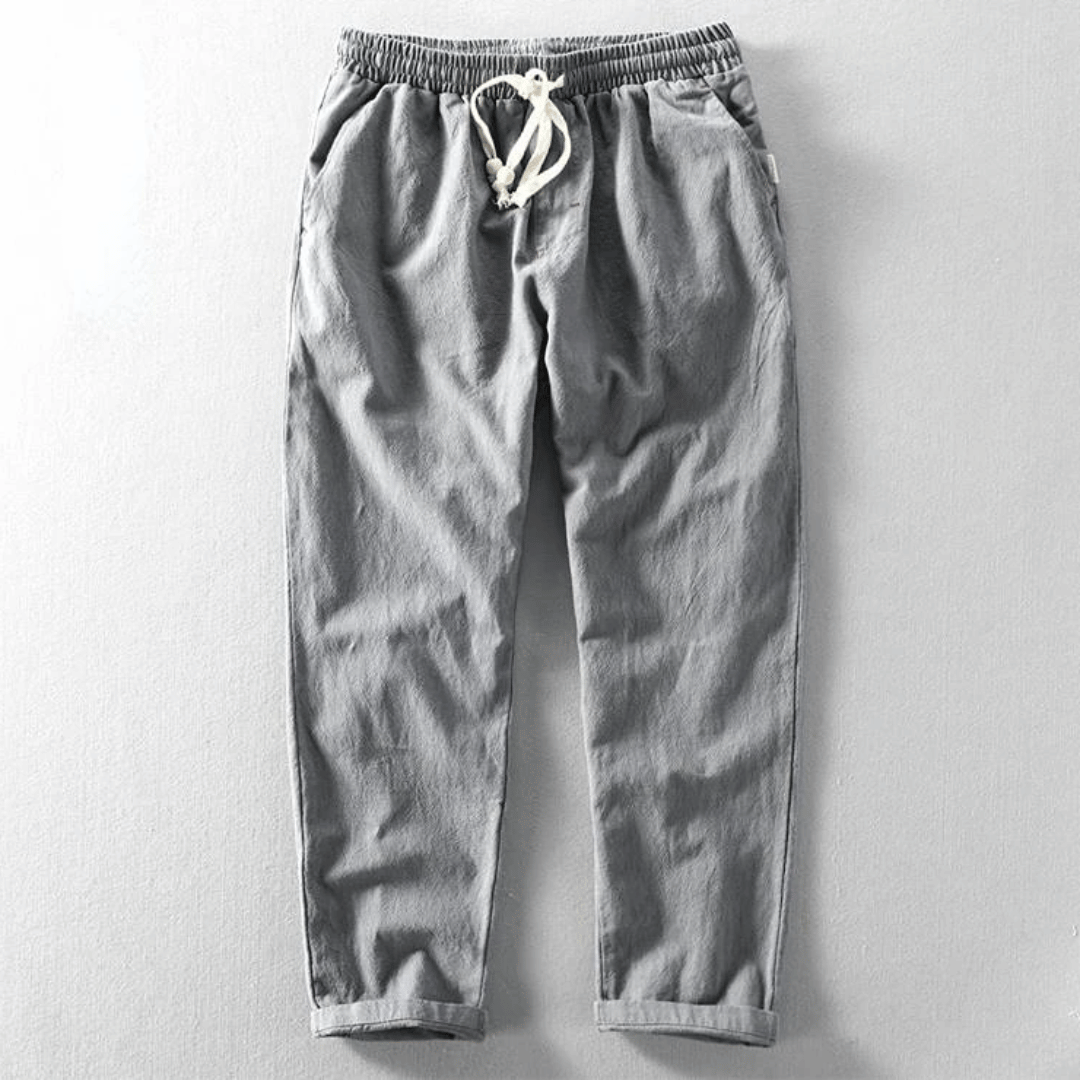 Aaron | Casual Linen Trousers 4