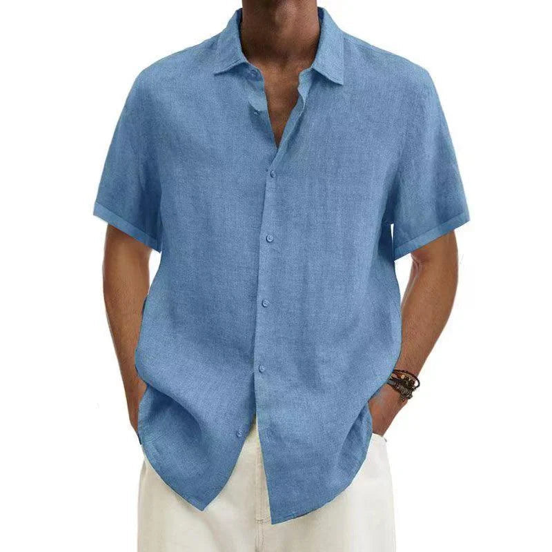 Adriaan | Linen Button Down Shirt for Men 2
