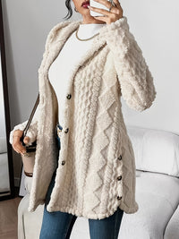 Emily | Cozy And Ultra-Soft Plush Hooded Cardigan