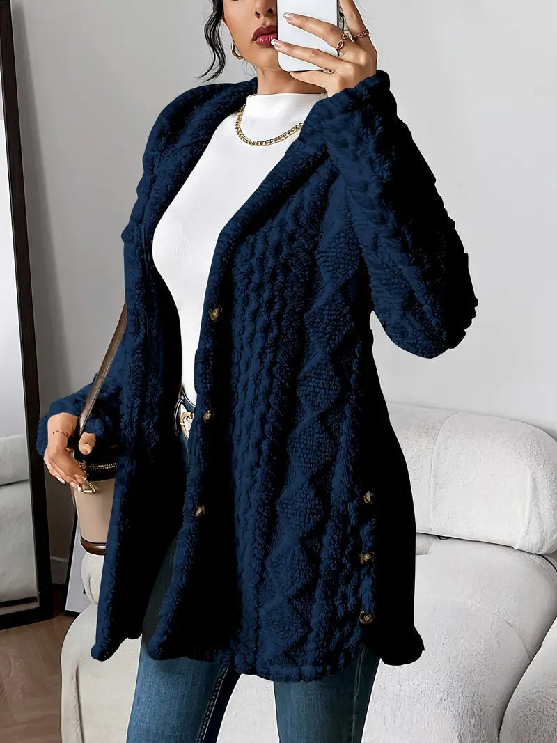 Alaia | Plush Hooded Cardigan for Cozy Comfort 6