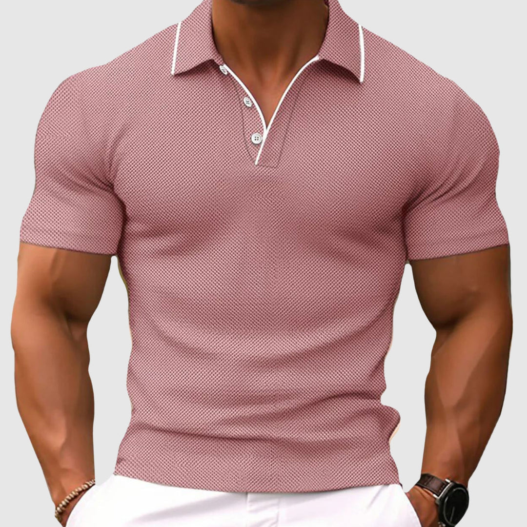 Alden | Men's Polo Shirt – Breathable, Soft & Tailored Fit Golf Shirt 7