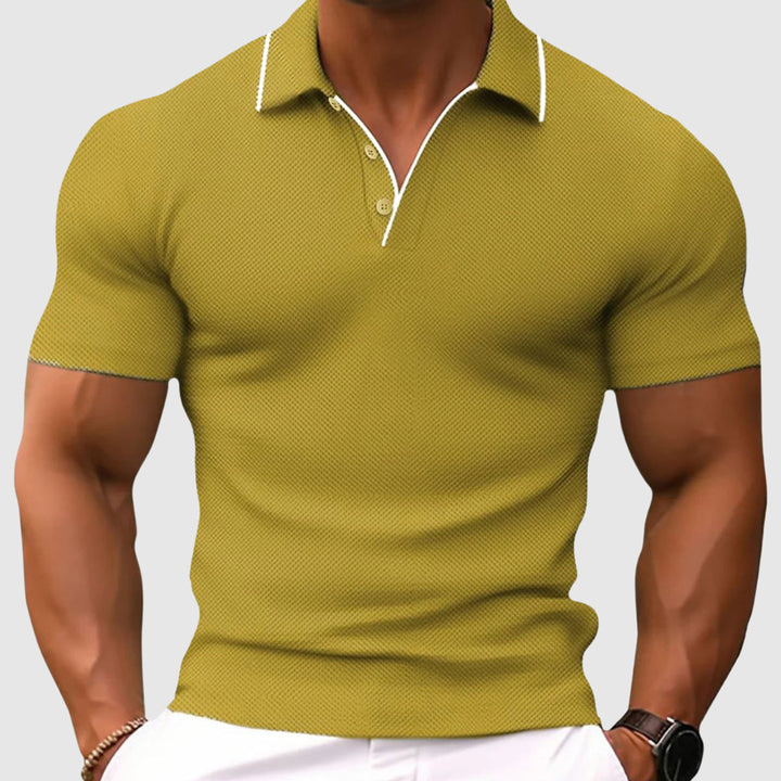 Alden | Men's Polo Shirt – Breathable, Soft & Tailored Fit Golf Shirt 8
