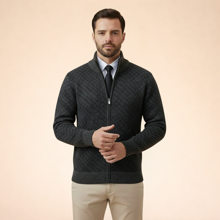 Alden | Men’s Quarter Zip Sweater – Soft, Stylish & Perfect for Autumn 2
