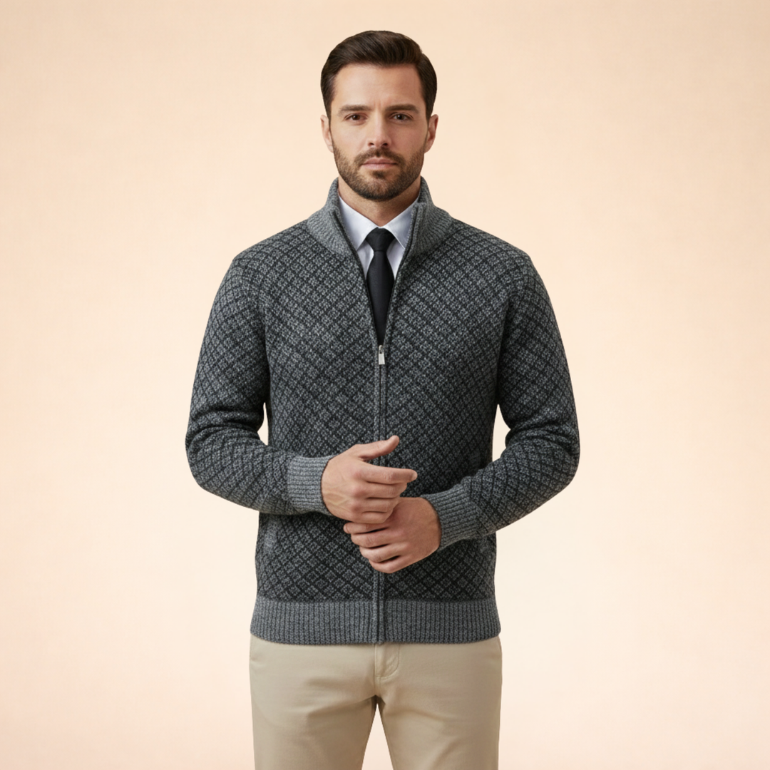 Alden | Men’s Quarter Zip Sweater – Soft, Stylish & Perfect for Autumn 3