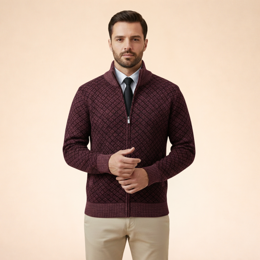 Alden | Men’s Quarter Zip Sweater – Soft, Stylish & Perfect for Autumn 4