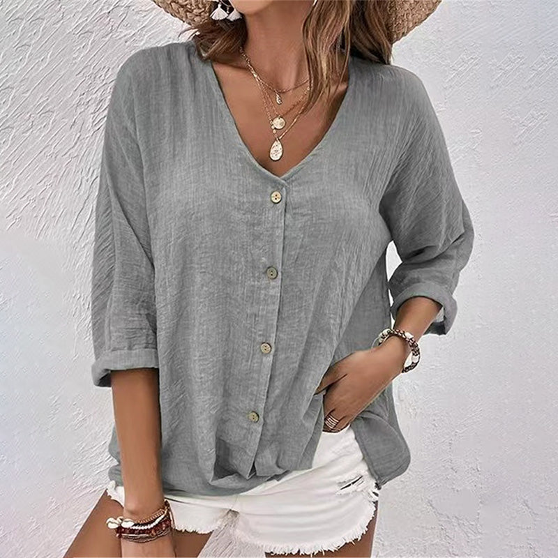 Alexis | Casual V-Neck Elegance 4